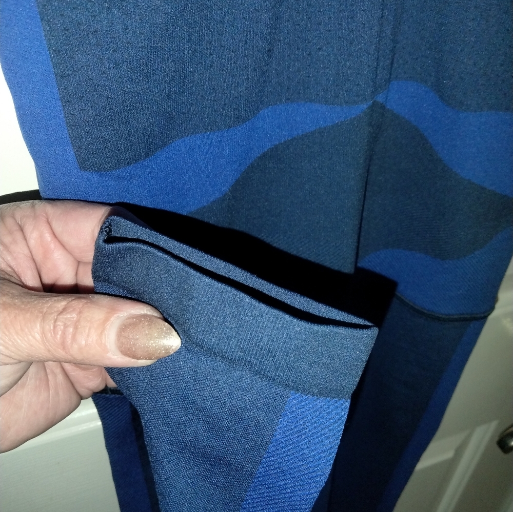 Tory Burch Sport Blue Seamless Unitard Jumpsuit XS - Picture 10 of 10